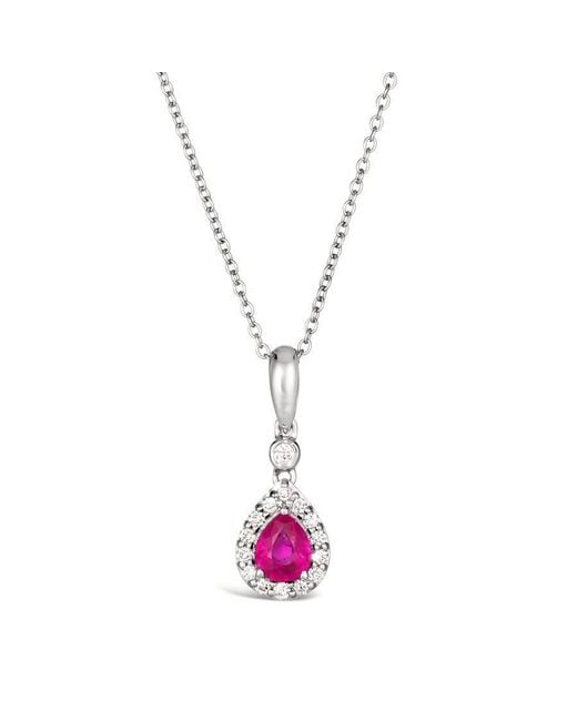 Le Vian Metallic Ladies Passion Ruby Necklaces Set for men
