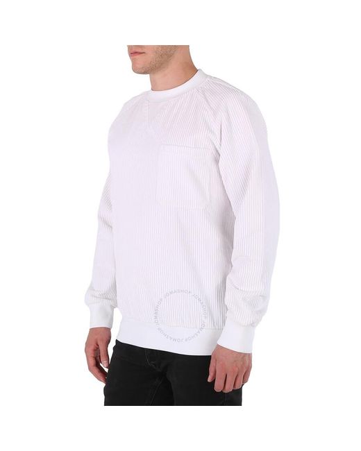 K-Way White Zahara Cotton Sweatshirt for men