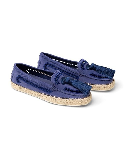 Tod's Blue Tod's Tassel Espadrilles