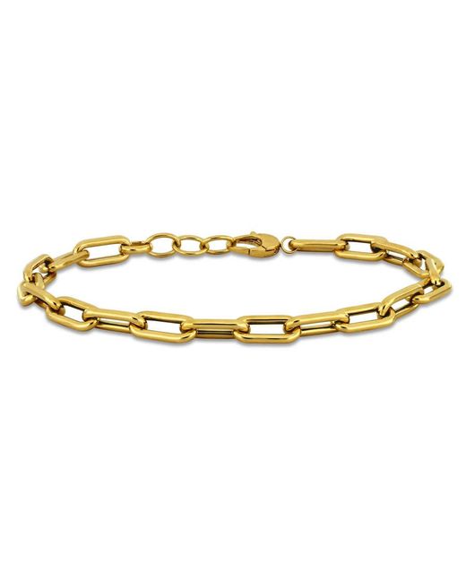 Amour Metallic 5.8Mm Oval Link Bracelet for men