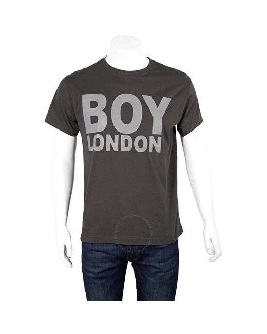 BOY London Black Reflective Logo T-shirt for men