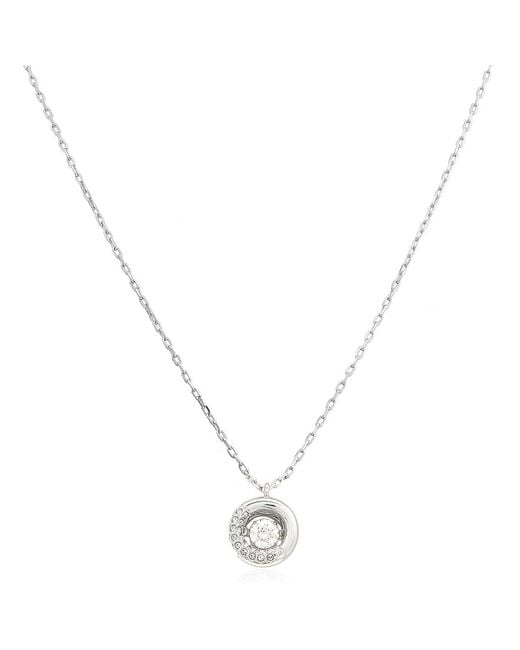 Swarovski Metallic Dextera Round Pendant Necklace for men