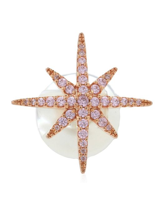 Apm Monaco Pink Meteorites Star Stud Earring