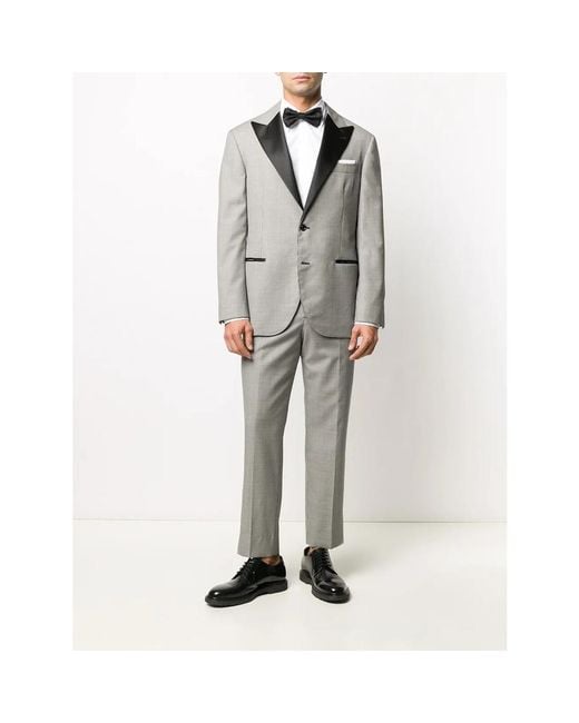 Brunello Cucinelli Gray Lapel Blazer, Brand Size 50 (Us for men