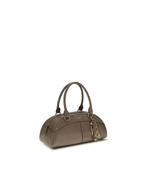 Chloé Brown Chlo Bowling Shoulder Bag