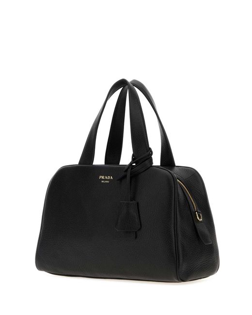 Prada Black Leather Handbag