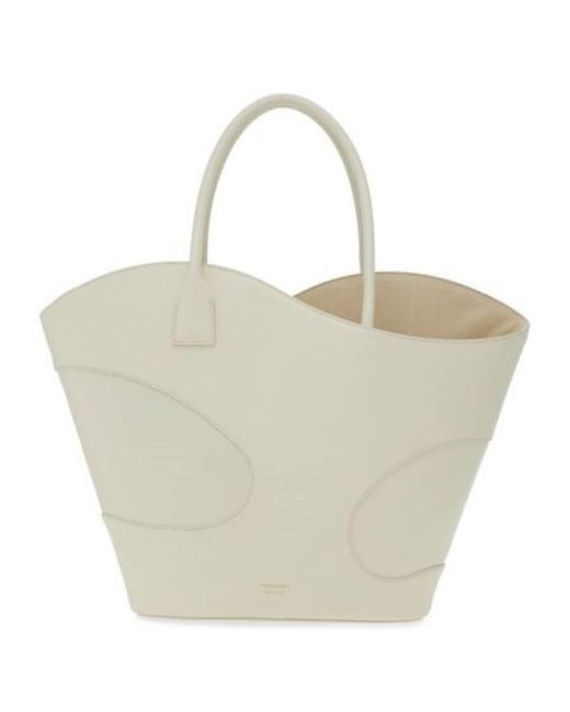 Ferragamo Natural Cut-Out Detailing Tote Bag