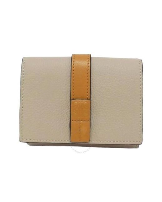 Loewe Natural Trifold Calfskin Wallet