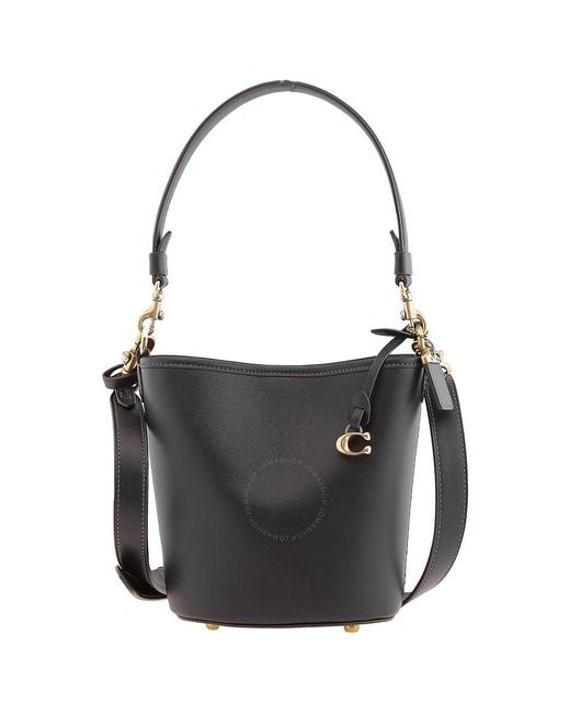 COACH Black Dakota Bucket Bag 16
