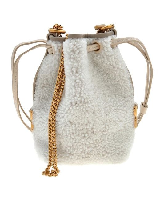 Chloé Natural Marcie Micro Bucket Bag