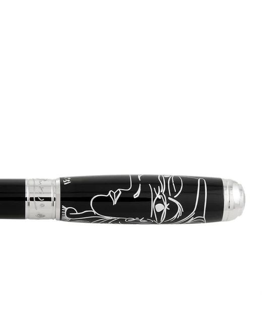 S.t. Dupont Brown Line D Picasso Palladium Lacquer Limited Edition Ballpoint Pen 415046