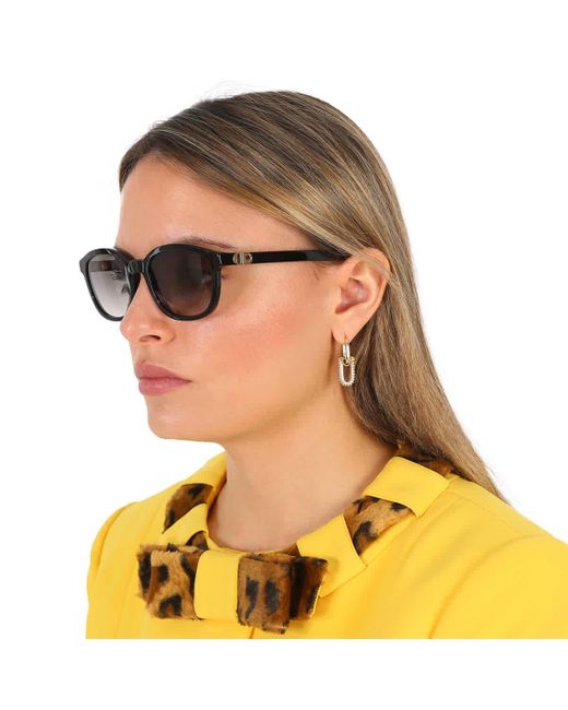 Dior Black Grey Gradient Square Sunglasses 30montaignemini R3i Cd40062i 01b 52