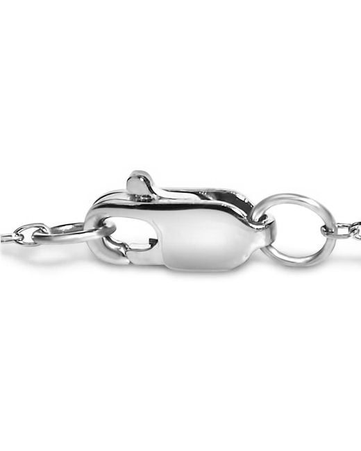 Haus of Brilliance Metallic 14K 1/2 Cttw Bezel Set Lab Grown Diamond Station Bracelet