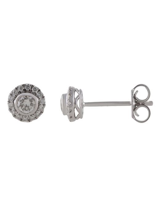 Brilliant Diamond Metallic 9Kt 0.30 Carat Lab Grown Diamond Stud Earrings For for men