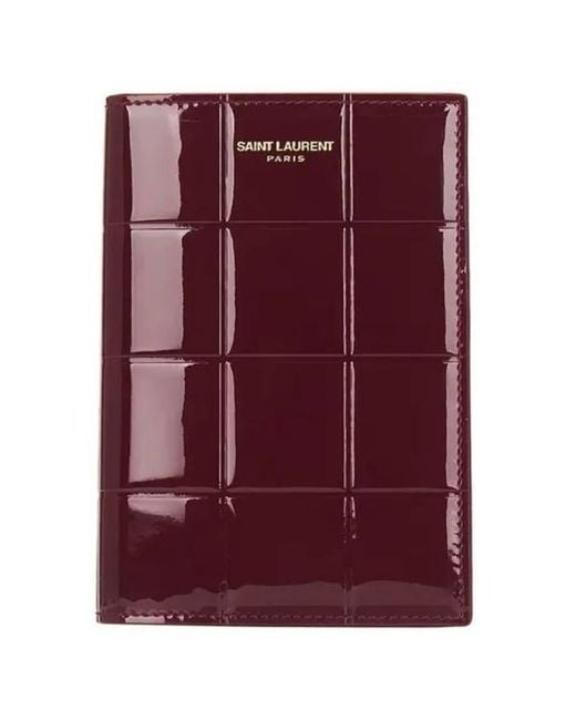 Saint Laurent Purple Passport Holder for men