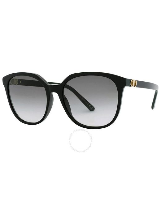 Dior Black Smoke Gradient Oval Sunglasses Montaignemini Si Cd40018i 01b 58