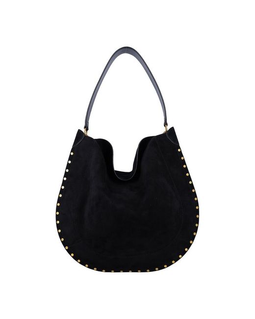 Isabel Marant Black Oskan Hobo Soft Bag