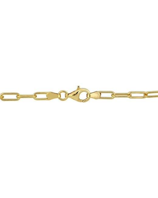 Amour Metallic 3.5Mm Paperclip Chain Necklace