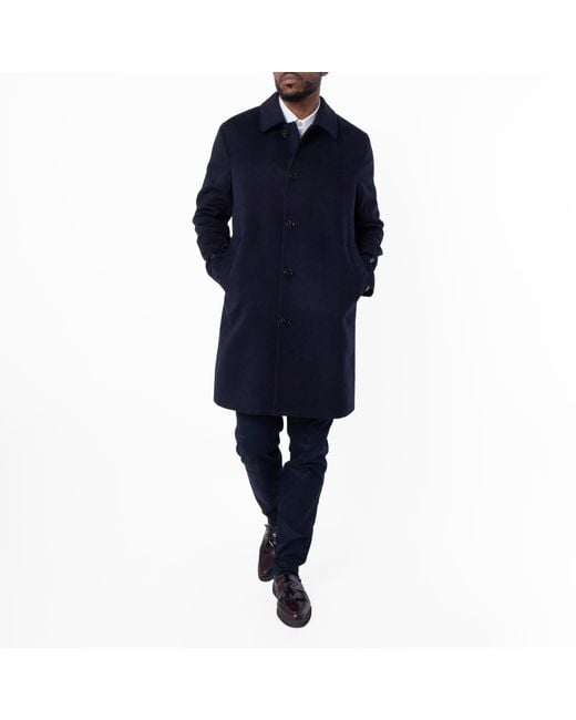 Burberry Black Paddington Cashmere Car Coat, Brand Size 52 Us for men