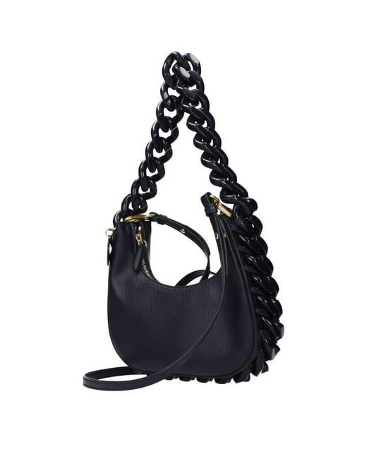 Stella McCartney Blue Ruched-Detail Eco Leather Shoulder Bag for men