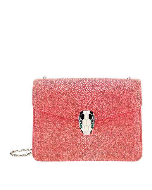 BVLGARI Pink Serpenti Forever Crossbody Bag