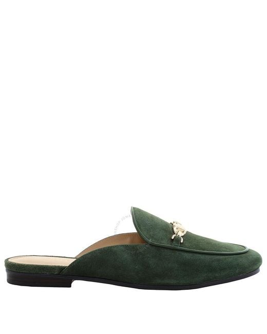 Michael Kors Green Amazon Suede Tiffanie Mules, Brand Us