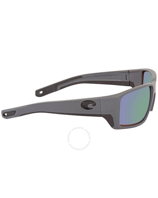 Costa Del Mar Blue Cta Del Mar Fantail Pro Green Mirror Polarized Glass Sunglasses for men
