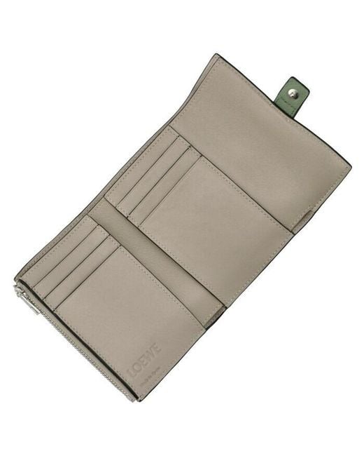 Loewe Green Small Vertical Wallet for men