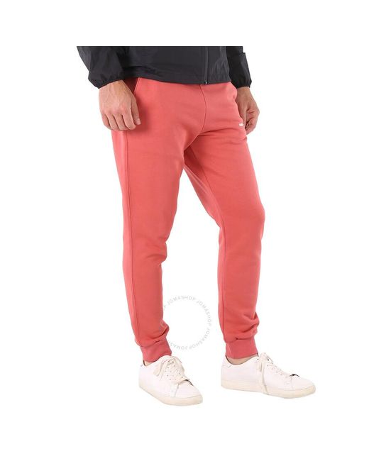 Save The Duck Red Clay Logo Print Sweatpants for men