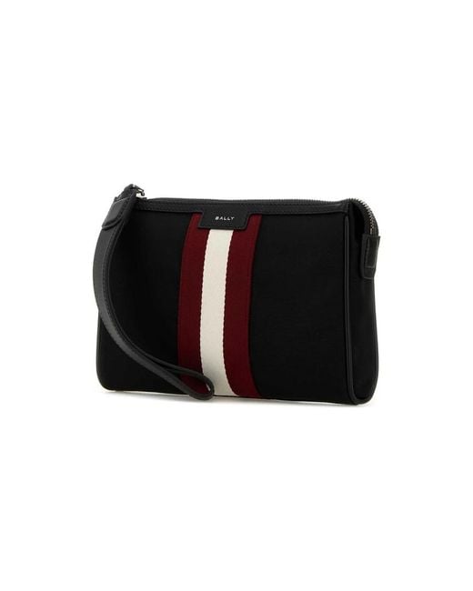 Bally Black Code Pouch for men