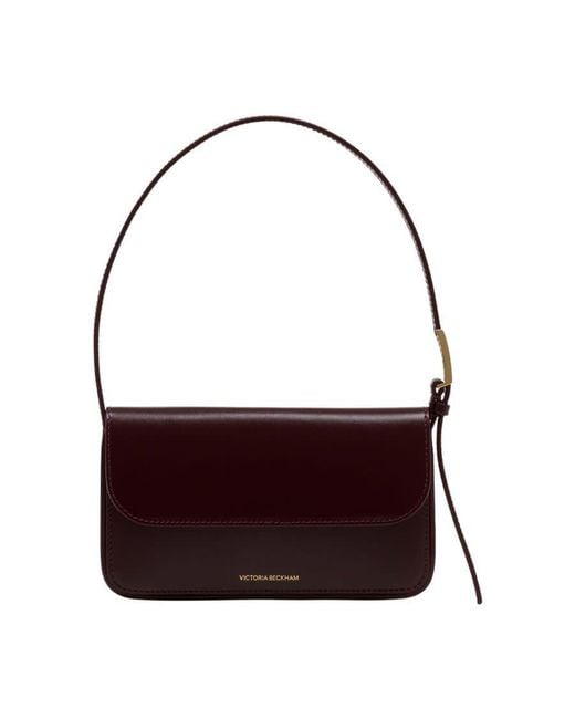 Victoria Beckham Purple Shoulder Bag Burgundy