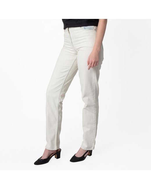 Bally Gray Bleached Denim High-Waist Jeans, Brand Size 38 Us for men