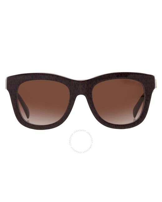 Michael Kors Brown Gradient Square Sunglasses Mk2193u 370613 52