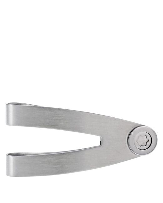 Montblanc Gray Money Clip 9902 for men