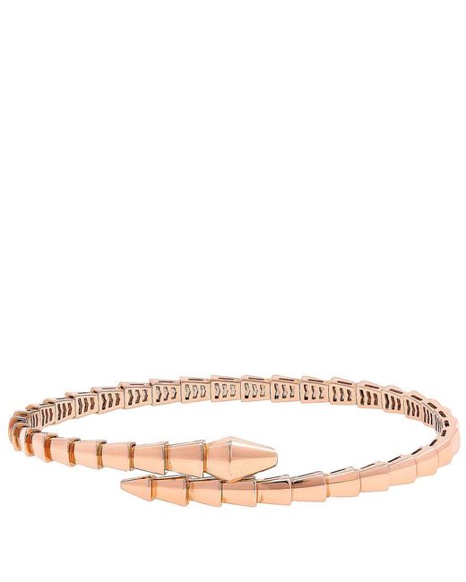 BVLGARI Natural 18Kt Rose Serpenti Viper Bracelet