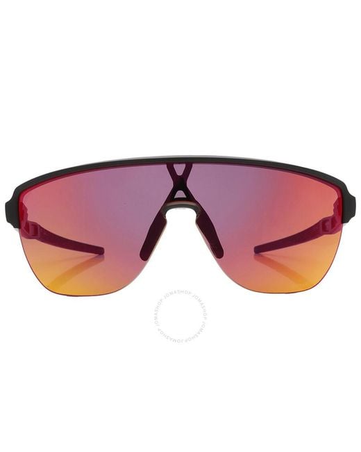 Oakley Purple Corridor Prizm Road Mirrored Shield Sunglasses Oo9248 924802 142 for men