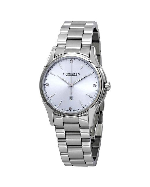 Hamilton Jazzmaster Lady Viewmatic Automatic Dial Watch in Blue | Lyst UK