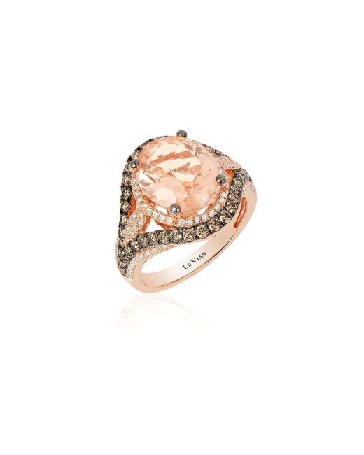 Le Vian White Ladies Peach Morganite Rings for men