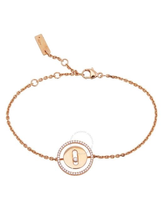 Messika Metallic Lucky Move 18K Rose Diamond Bracelet