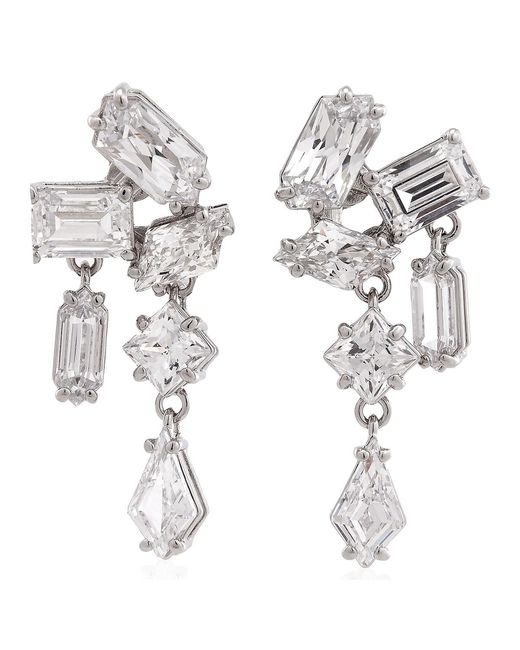 Swarovski Metallic Mesmera Cluster Drop Earrings for men