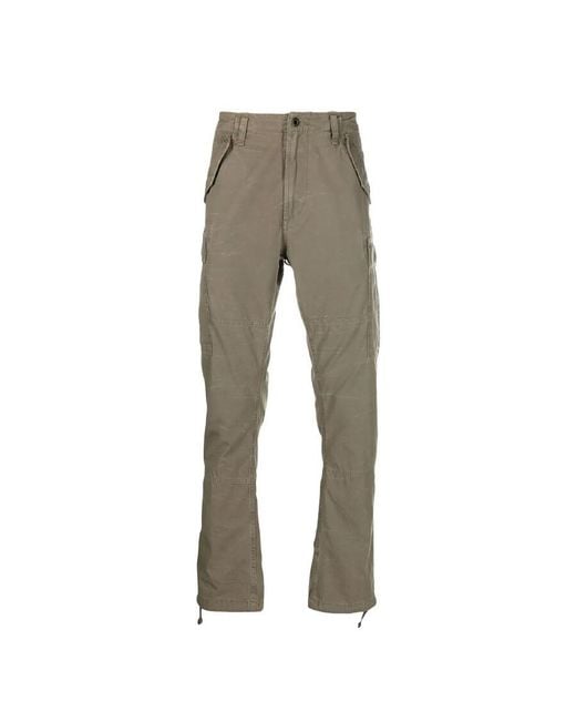 Polo Ralph Lauren Gray Straight-Leg Cotton Cargo Pants for men
