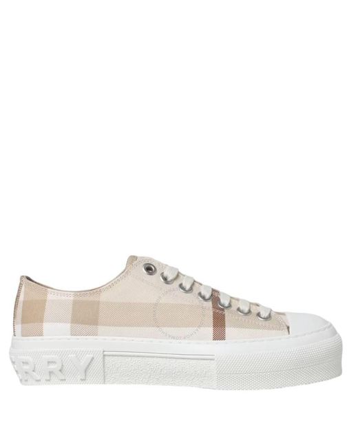 Burberry Multicolor Jack Check Cotton Low-top Sneakers