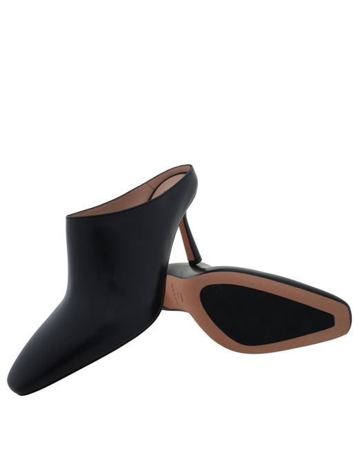 Bally Black Nadine 85 Leather Pumps, Brand Size 36.5 Us