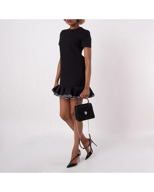 BVLGARI Black Serpenti Forever Top Handle Bag
