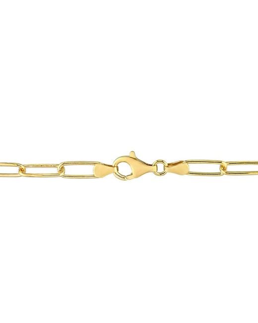 Amour Metallic 5Mm Paperclip Chain Necklace
