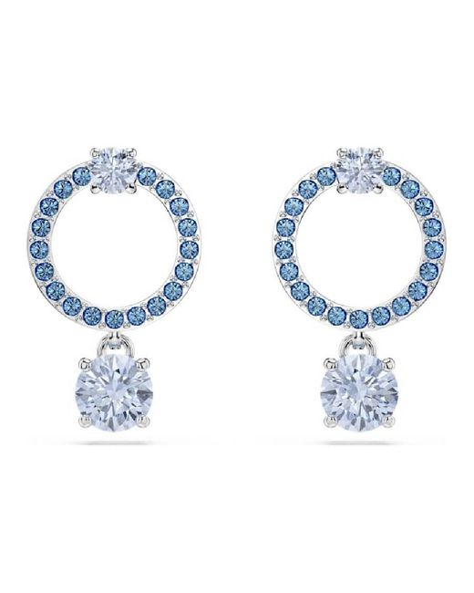 Swarovski Blue Attract Drop Earrings
