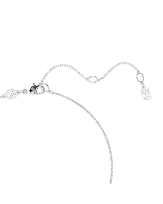 Swarovski Blue Crystal Teddy Pendant Necklace