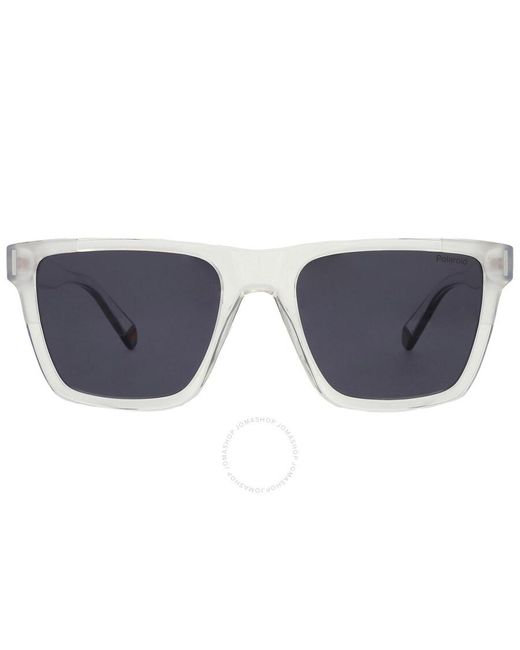 Polaroid Black Core Polarized Square Sunglasses Pld 6176/s 0900/m9 54 for men