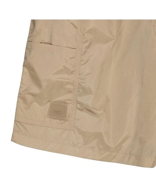 Rains Natural Sand Shorts Regular High-shine Shorts, Size