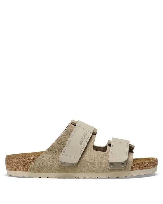 Birkenstock Natural Uji Nubuck Suede Sandals, Brand Size 40 (Us